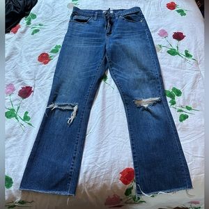 Madewell 10” High Riser Demi Boot Jeans